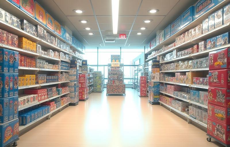 Interior view of Kaiyo Hobby physical store