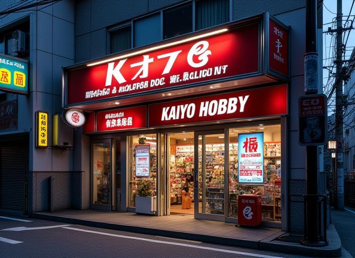 Exterior view of Kaiyo Hobby store building in Akihabara